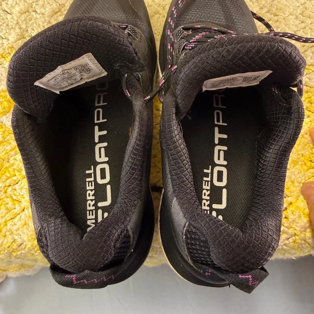 Merrell Moab Speed Womens Black Purple Hiking Shoes J135404 Size 7.5